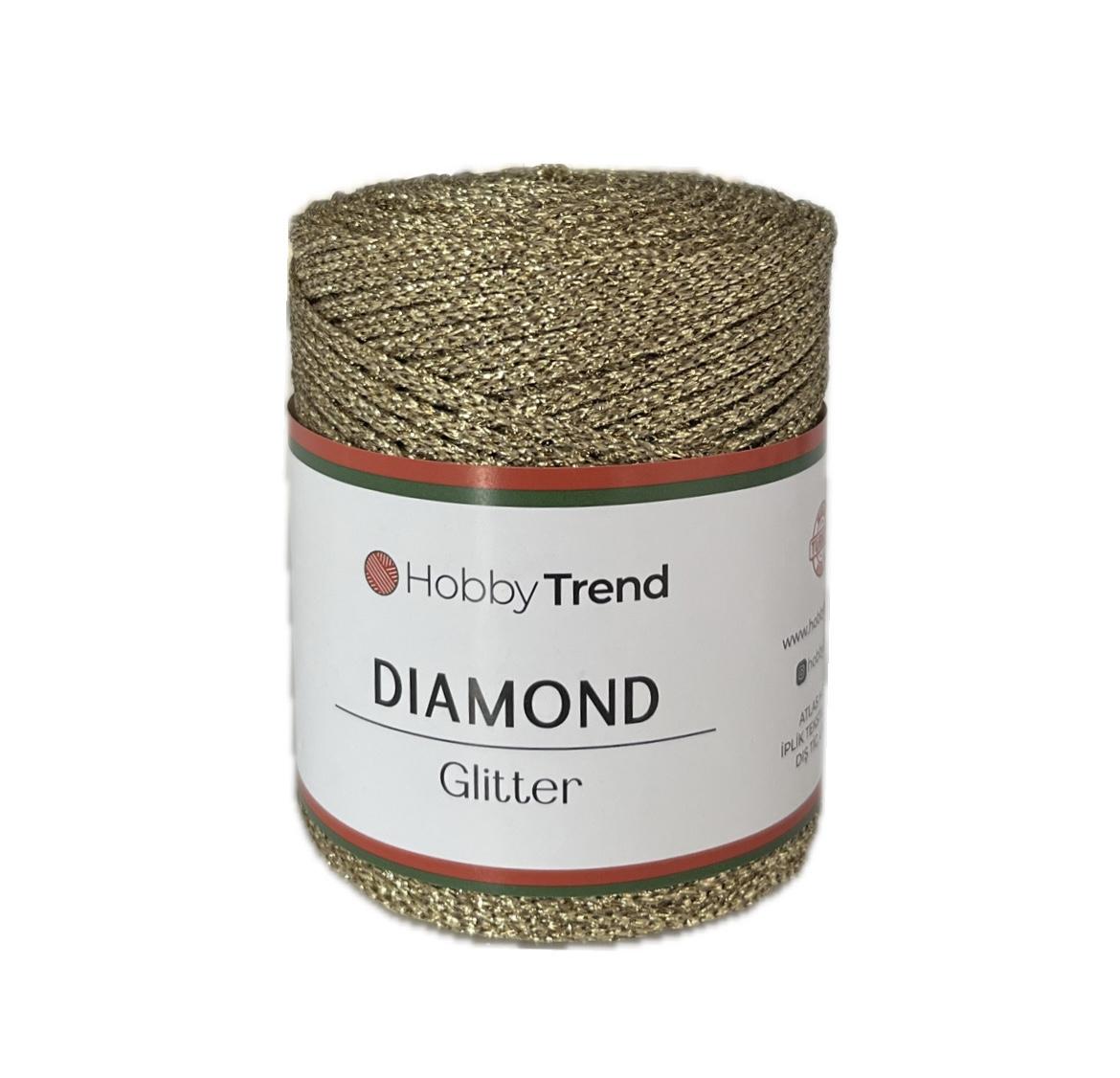 HOBBY TREND DİAMOND GLİTTER 001 GOLD