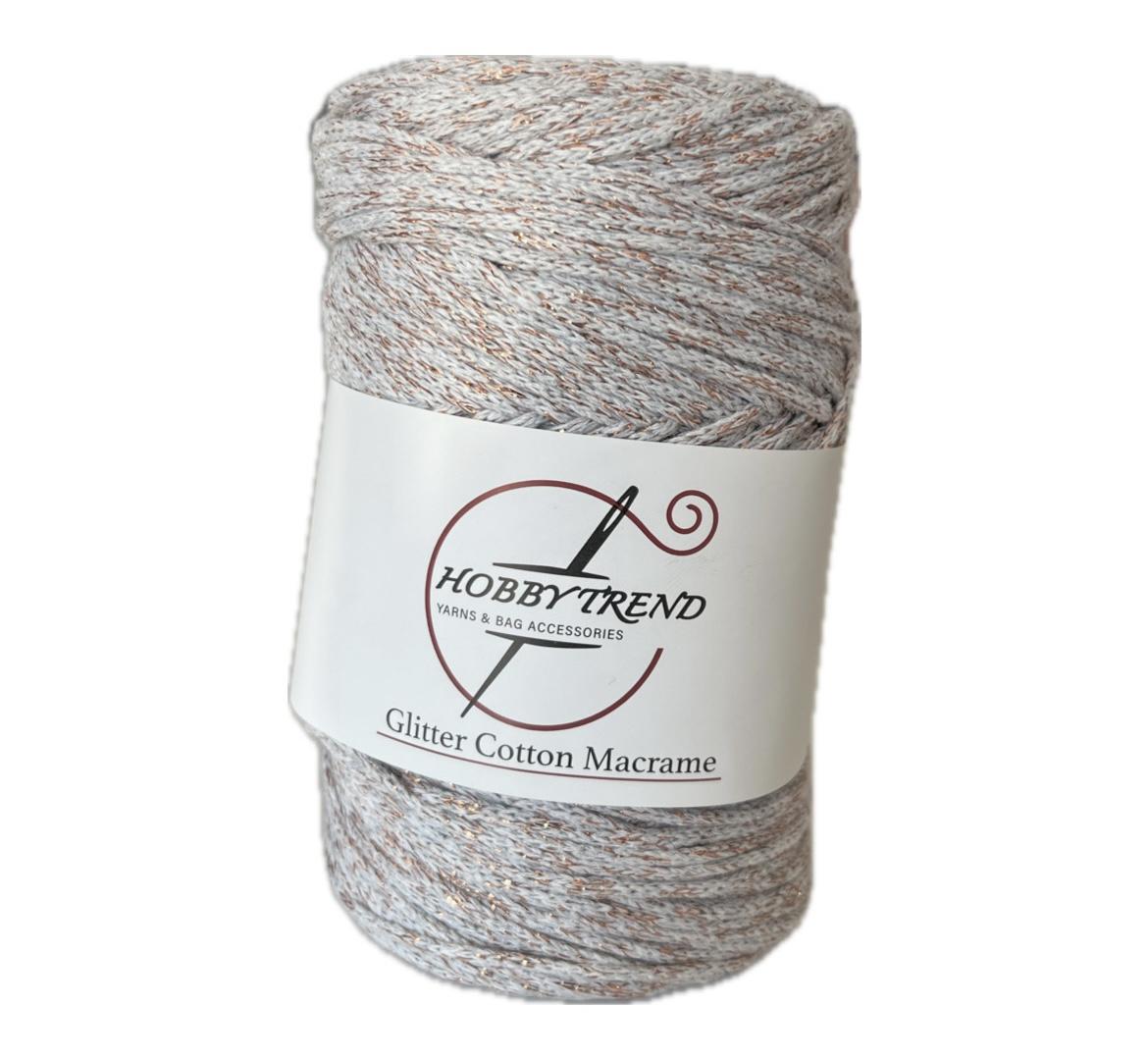 HOBBY TREND GLİTTER COTTON MAKROME 127