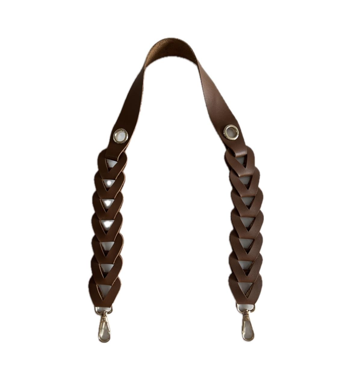 KUŞ GÖZÜ KANCALI ÖRGÜ SAP - kahverengi