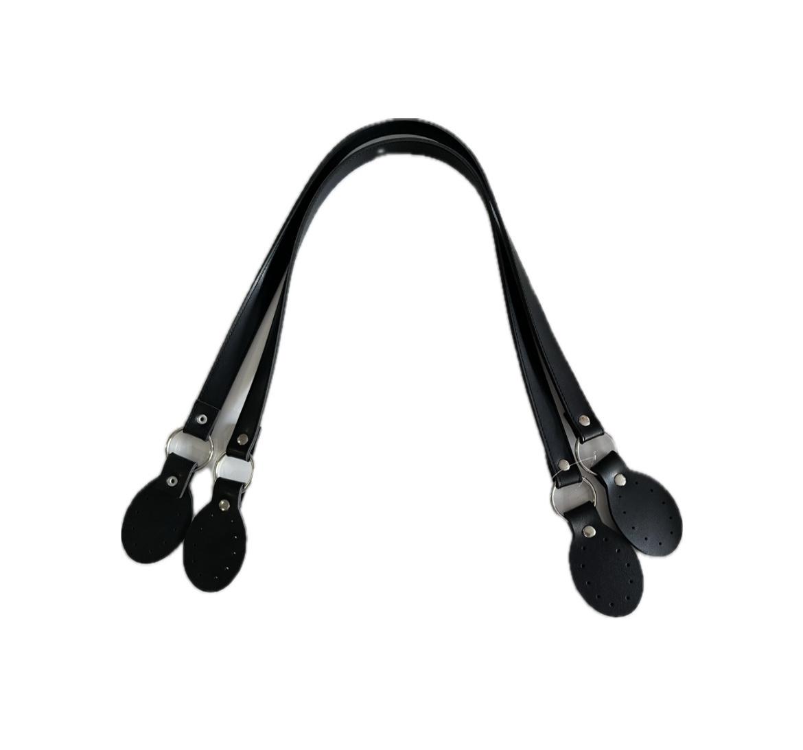 İKİLİ KULAKLI DERİ SAP - siyah